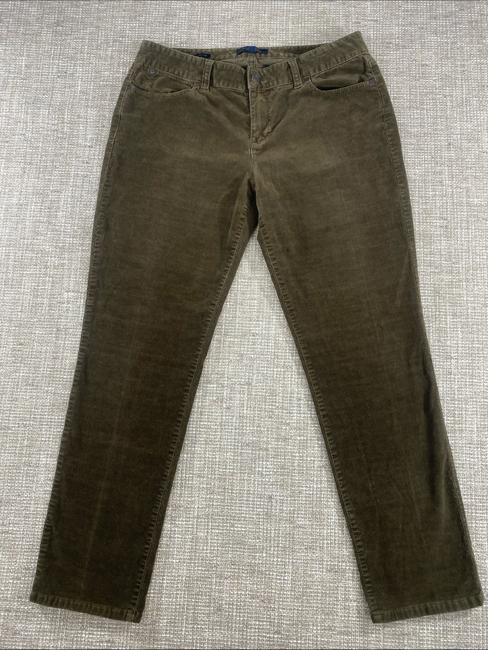 Talbots Olive Corduroy Pants